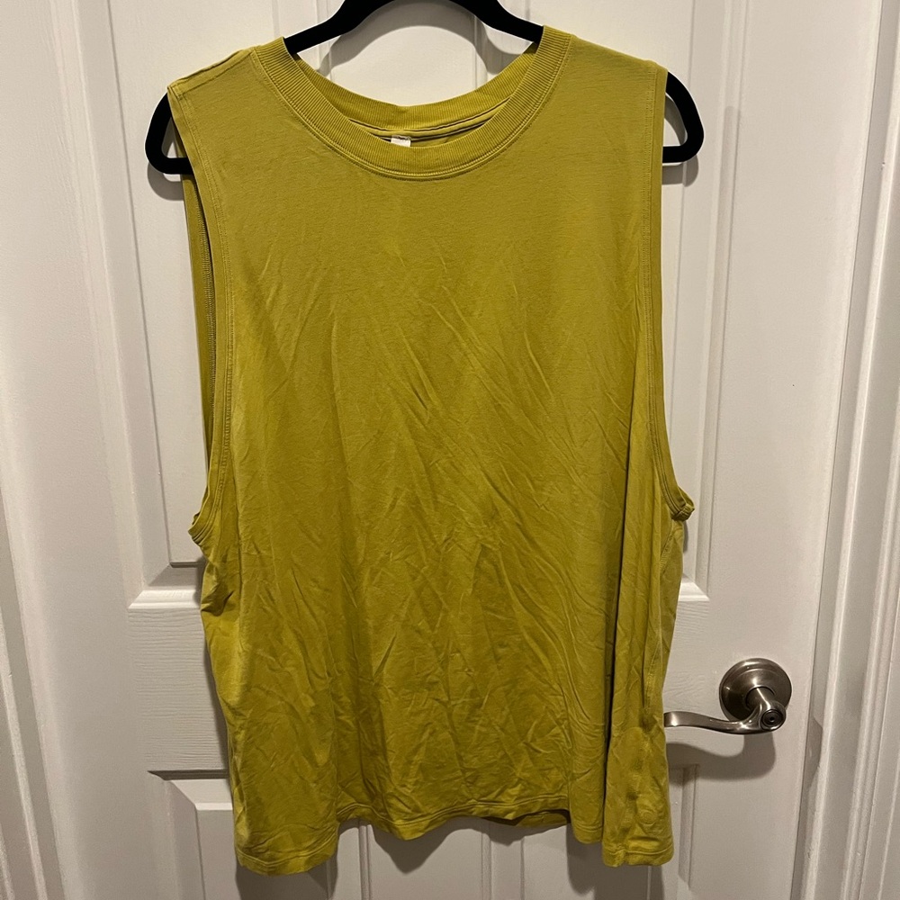 lululemon athletica Yellow Tank Top